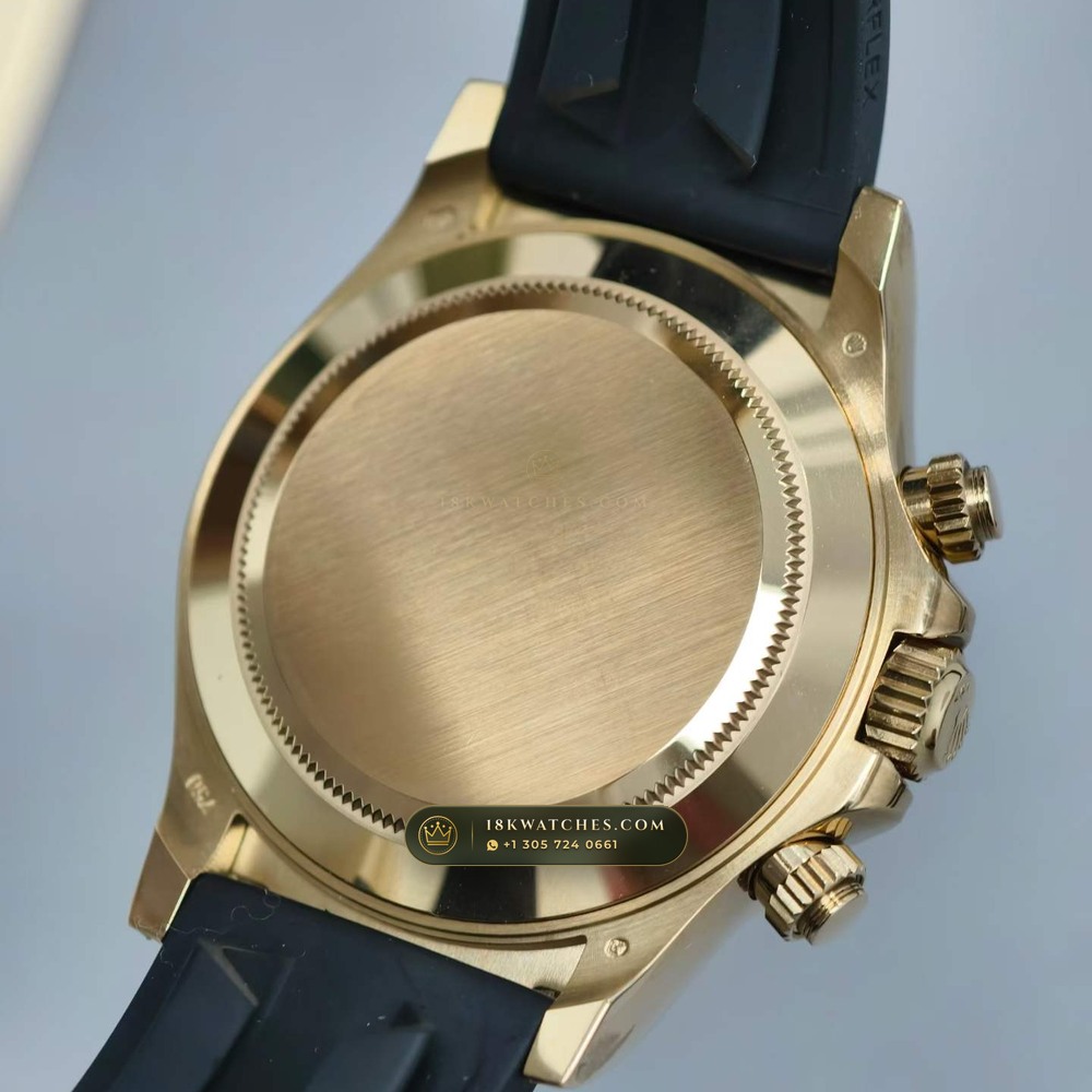 Rolex Cosmograph Daytona Eye of the Tiger Diamond Dial 18K Yellow Gold Ref. 116588TBR — Studio Gallery Plate VI in 18K Yellow Gold Au750 (160.7g Verified Mass, Rolex Manufacture Cal. 4130 - 72h Power Reserve)