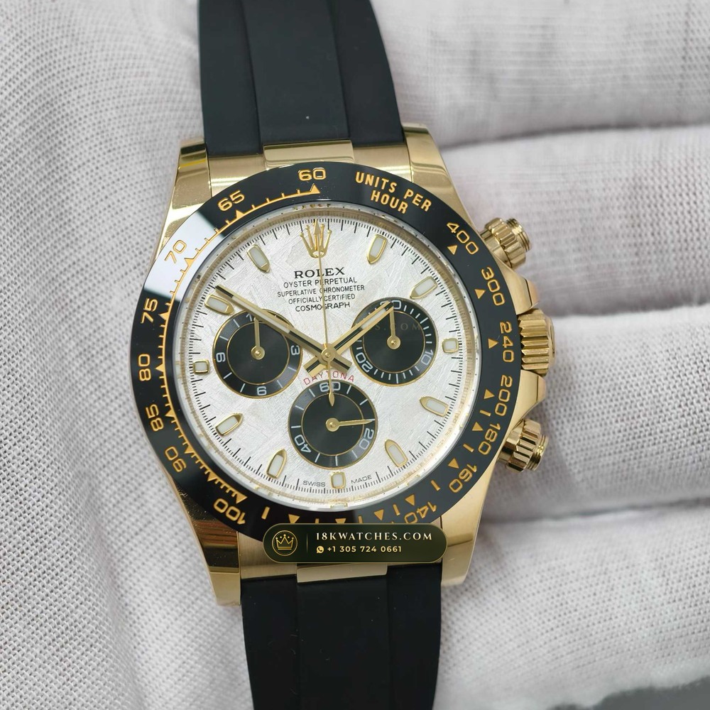 Rolex Cosmograph Daytona Gibeon Meteorite Dial 18K Yellow Gold Ref. 116518