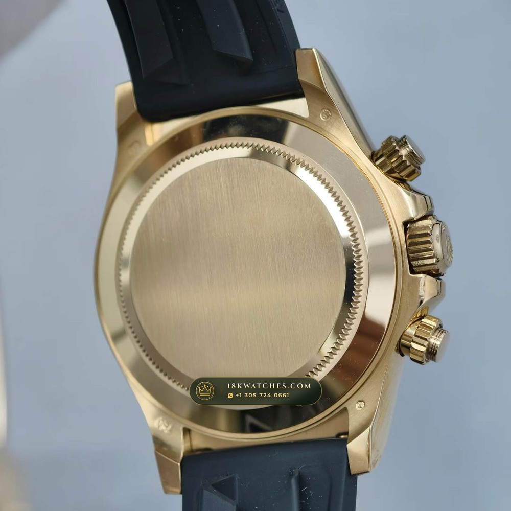 Rolex Cosmograph Daytona Gibeon Meteorite Dial 18K Yellow Gold Ref. 116518 — Studio Gallery Plate VII in 18K Yellow Gold Au750 (160.6g Verified Mass, Rolex Manufacture Cal. 4130 - 72h Power Reserve)