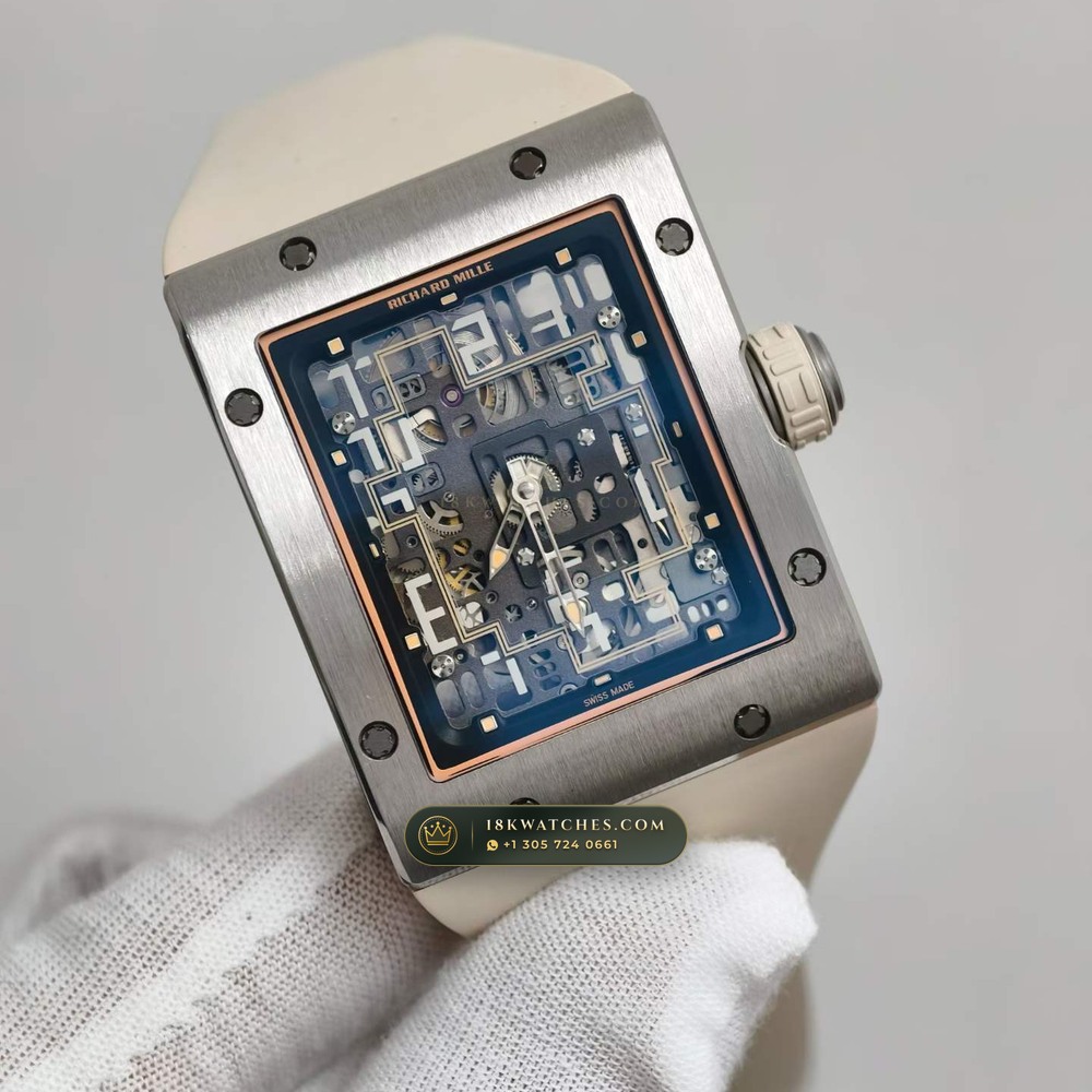 Richard Mille RM 16-02 Automatic Extra-Flat Rectangular Geneva Atelier Spec — Studio Gallery Plate II in Grade 5 Titanium Monobloc (53.6g Verified Mass, Richard Mille Cal. CRMA9 Skeletonized)