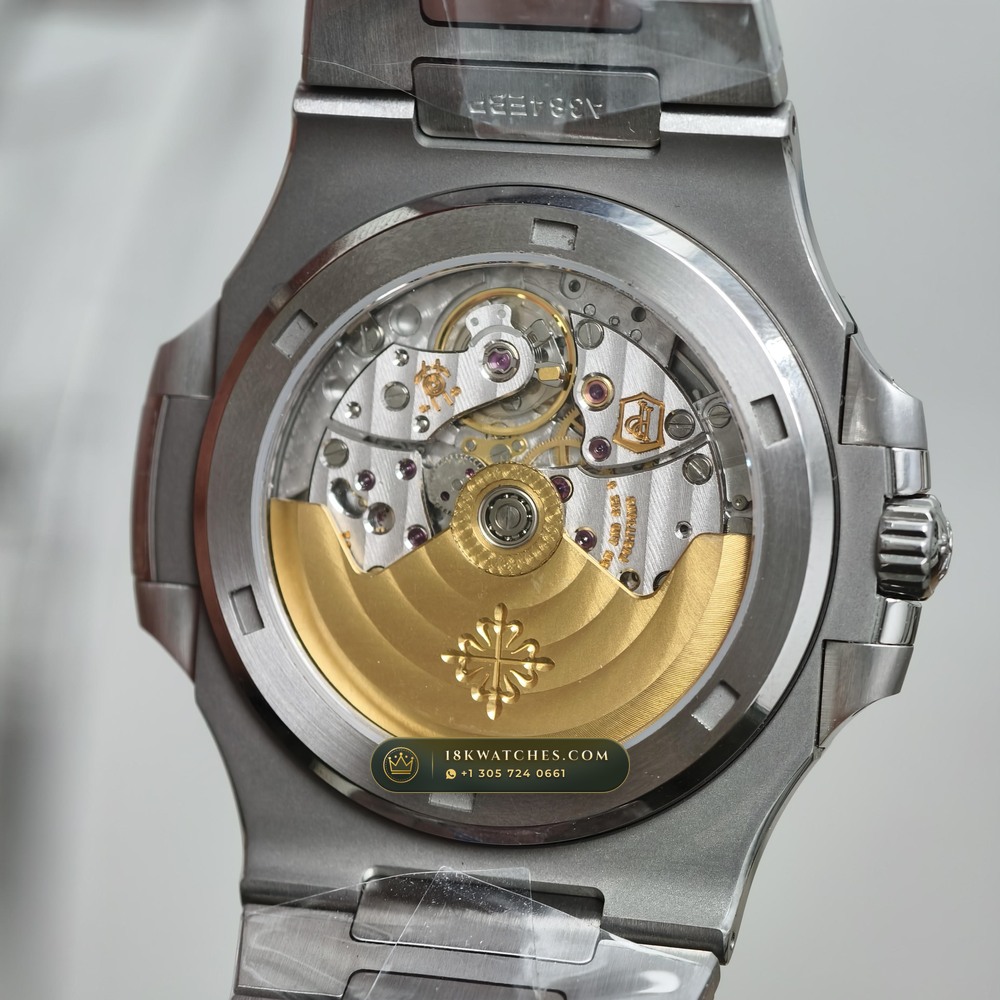 Patek Philippe Nautilus Self-Winding Custom SW Dial Deep Crystal Optics Ref. 5711A — Studio Gallery Plate V in 904L Stainless Steel Custom Architecture (115.2g Verified Mass, Patek Philippe Cal. 26-330 S C / Cal. 324 S C - 21K Gold Rotor)