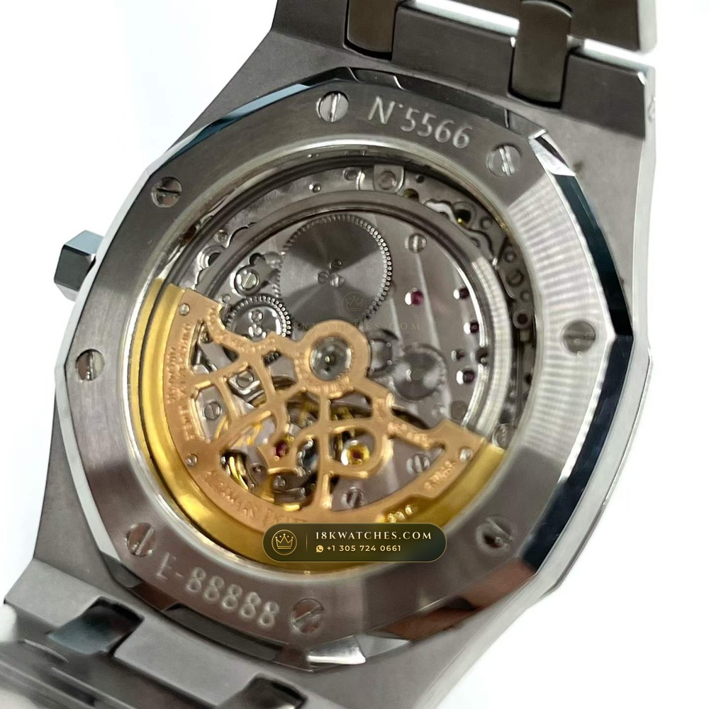 Audemars Piguet Royal Oak Jumbo Extra-Thin 39mm Ref. 15202ST.OO.0944ST.03 — Studio Gallery Plate VIII in 904L Stainless Steel Custom Architecture (103.8g Verified Mass, Audemars Piguet Cal. 2121 Ultra-Thin)