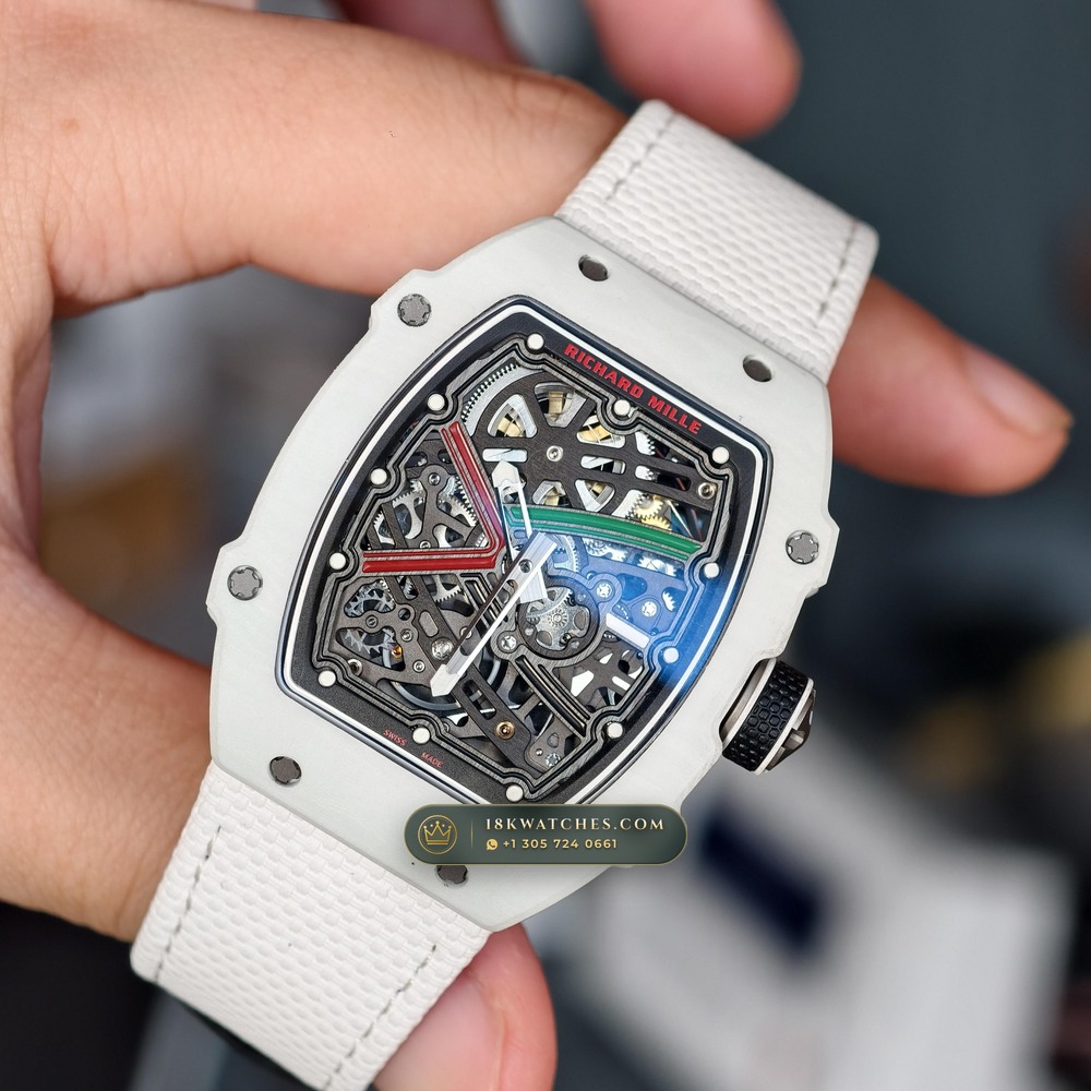 Richard Mille RM 67-02 Automatic Extra-Flat UAE Limited Edition — Studio Gallery Plate III in Carbon TPT & Grade 5 Titanium (33.6g Verified Mass, Richard Mille Cal. CRMA7 Skeletonized Titanium)