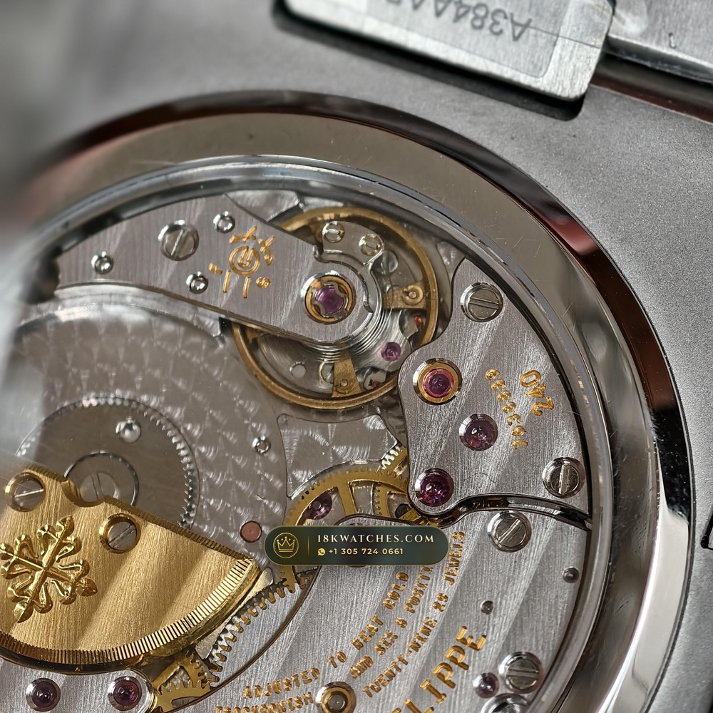 Patek Philippe Nautilus Moonphase & Power Reserve Ref. 5712/1A — Studio Gallery Plate VII in 904L Stainless Steel Custom Architecture (116.1g Verified Mass, Patek Philippe Cal. 240 PS IRM C LU - 22K Gold Micro-Rotor)