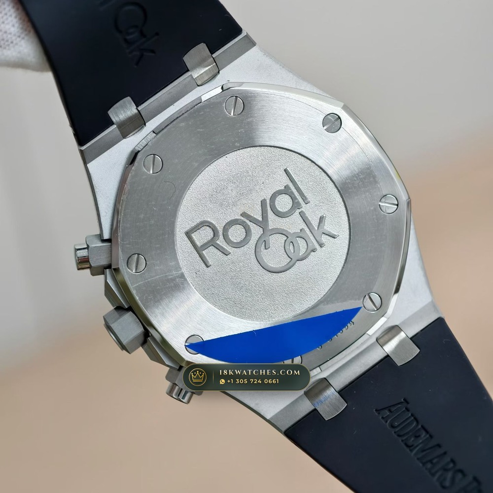 Audemars Piguet Royal Oak Selfwinding Chronograph 41mm Hand-Chamfered Bevel Spec Ref. 26331ST — Studio Gallery Plate VI in 904L Stainless Steel Custom Architecture (180.7g Verified Mass, Audemars Piguet Cal. 2385 Column-Wheel Chronograph)