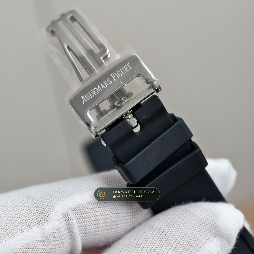 Audemars Piguet Royal Oak Selfwinding Chronograph 41mm Hand-Chamfered Bevel Spec Ref. 26331ST — Studio Gallery Plate VII in 904L Stainless Steel Custom Architecture (180.7g Verified Mass, Audemars Piguet Cal. 2385 Column-Wheel Chronograph)