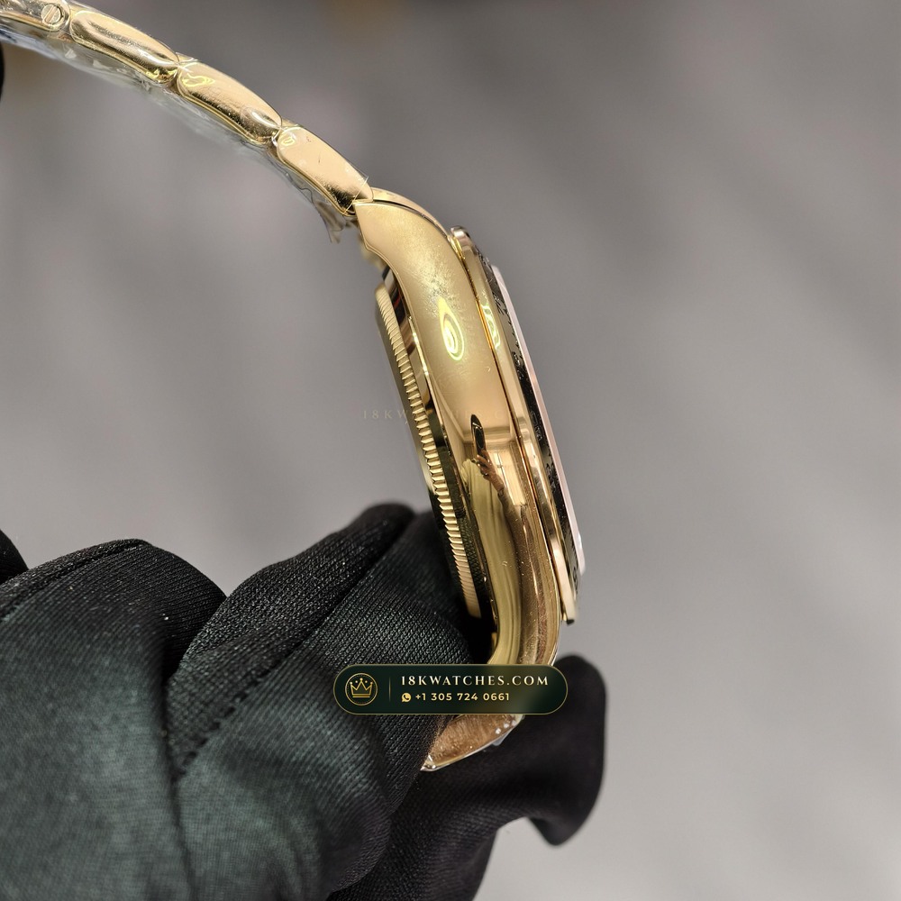 Rolex Cosmograph Daytona 18K Yellow Gold Custom SW Dial Deep Crystal Optics Ref. 126508 — Studio Gallery Plate V in 18K Yellow Gold Au750 (216.9g Verified Mass, Rolex Manufacture Cal. 4131 - 72h Power Reserve)