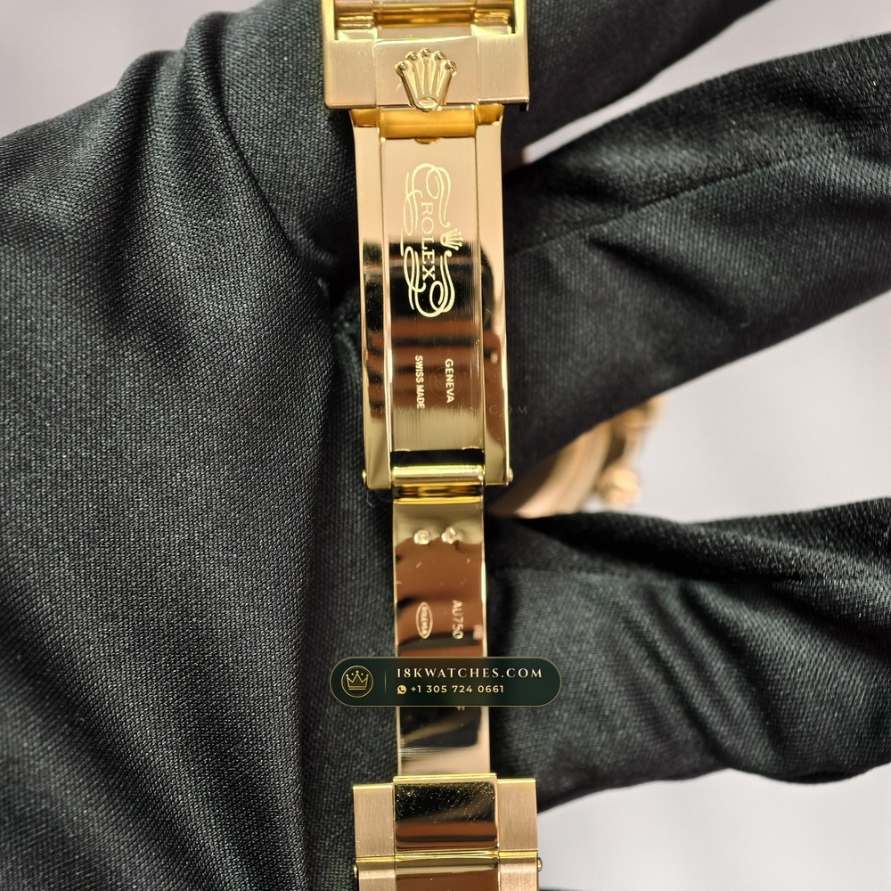 Rolex Cosmograph Daytona 18K Yellow Gold Custom SW Dial Deep Crystal Optics Ref. 126508 — Studio Gallery Plate IX in 18K Yellow Gold Au750 (216.9g Verified Mass, Rolex Manufacture Cal. 4131 - 72h Power Reserve)