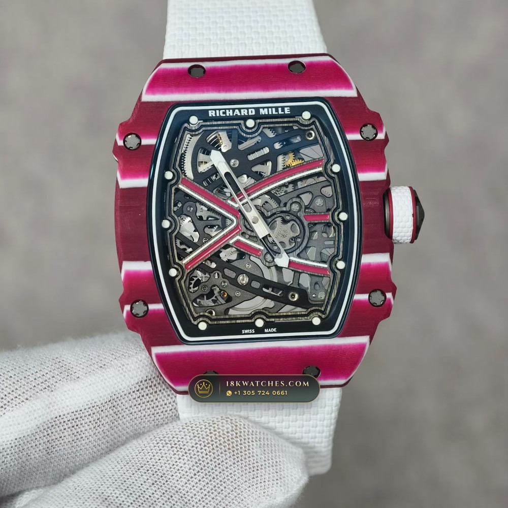 Richard Mille RM 67-02 Automatic Extra-Flat Mutaz Barshim Crimson Quartz TPT Geneva Atelier Spec