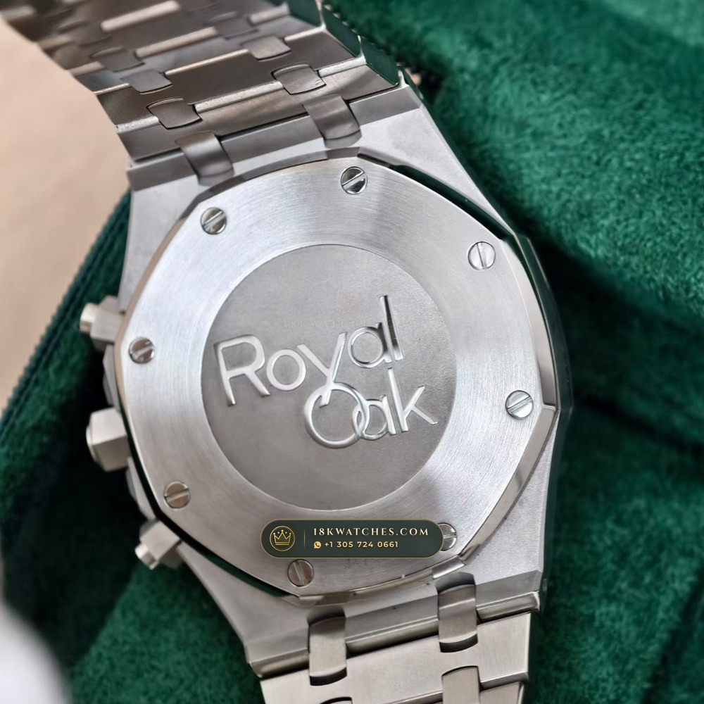 Audemars Piguet Royal Oak Selfwinding Chronograph 41mm Geneva Atelier Spec Ref. 26331ST — Studio Gallery Plate VI in 904L Stainless Steel Custom Architecture (180.4g Verified Mass, Audemars Piguet Cal. 2385 Column-Wheel Chronograph)