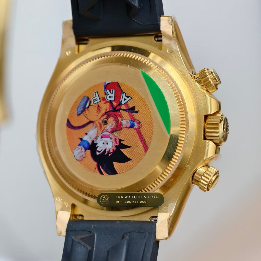 Rolex Cosmograph Daytona Tiffany Blue Dial 18K Yellow Gold Ref. 126518LN — Studio Gallery Plate VI in 18K Yellow Gold Au750 (160.5g Verified Mass, Rolex Manufacture Cal. 4131 - 72h Power Reserve)