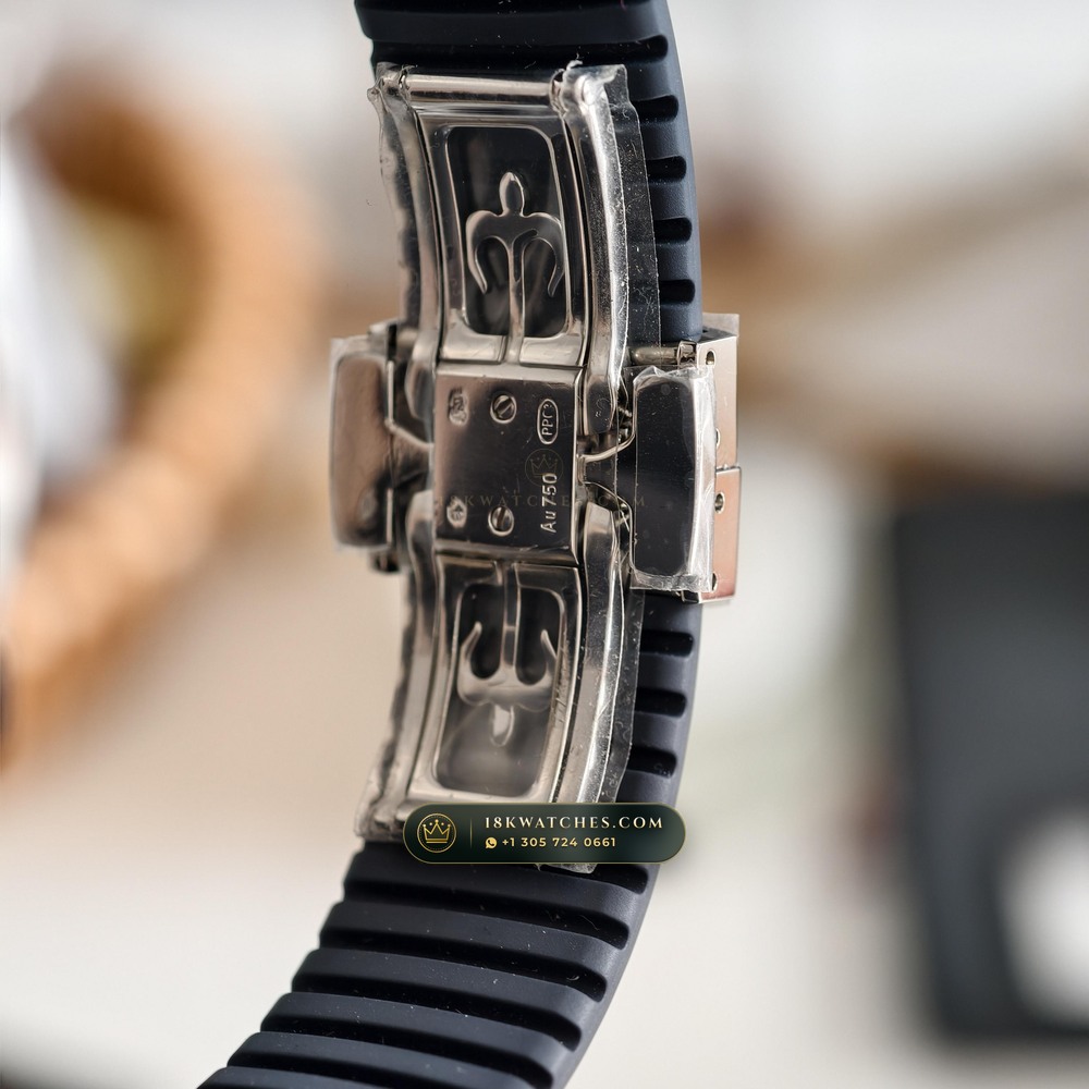 Patek Philippe Aquanaut Jumbo 42.2mm 18K White Gold Geneva Atelier Spec Ref. 5168G-001 — Studio Gallery Plate VI in 18K White Gold Au750 (120.6g Verified Mass, Patek Philippe Cal. 324 S C - 21K Gold Rotor)