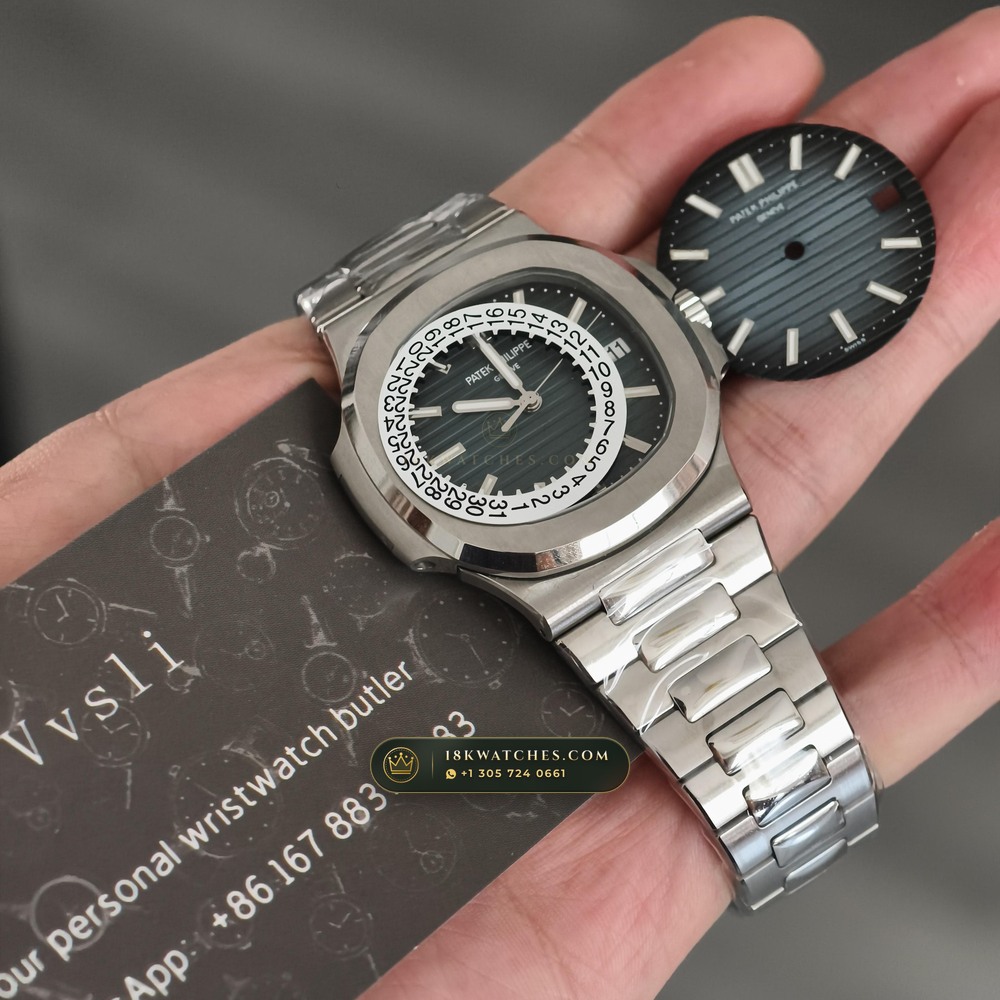 Patek Philippe Nautilus Self-Winding Custom SW Dial Ref. 5711/1A — Studio Gallery Plate XI in 904L Stainless Steel Custom Architecture (115.1g Verified Mass, Patek Philippe Cal. 26-330 S C / Cal. 324 S C - 21K Gold Rotor)