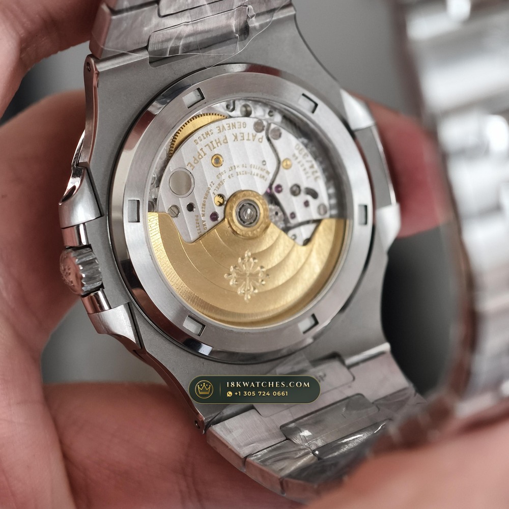 Patek Philippe Nautilus Self-Winding Custom SW Dial Ref. 5711/1A — Studio Gallery Plate VIII in 904L Stainless Steel Custom Architecture (115.1g Verified Mass, Patek Philippe Cal. 26-330 S C / Cal. 324 S C - 21K Gold Rotor)
