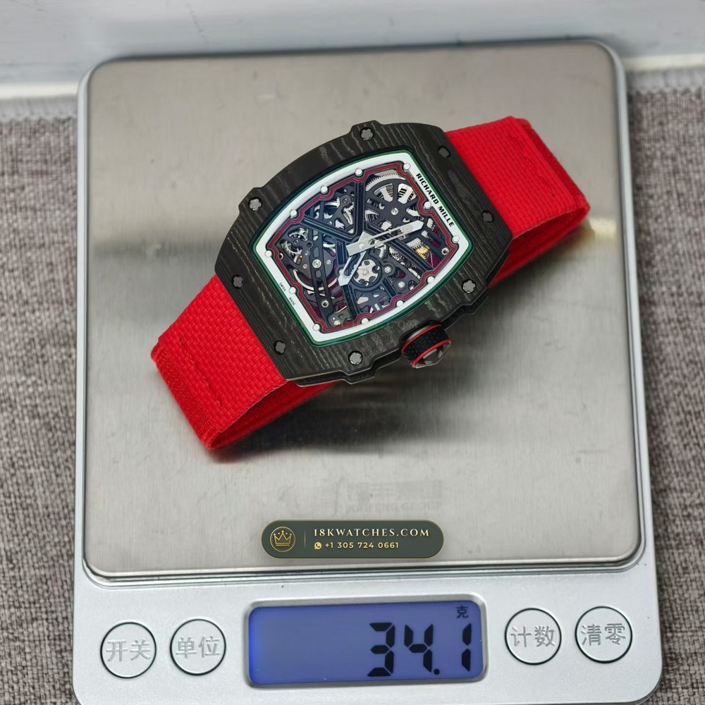 Richard Mille RM 67-02 Automatic Extra-Flat Italy Limited Edition — Studio Gallery Plate VIII in Carbon TPT & Grade 5 Titanium (33.6g Verified Mass, Richard Mille Cal. CRMA7 Skeletonized Titanium)