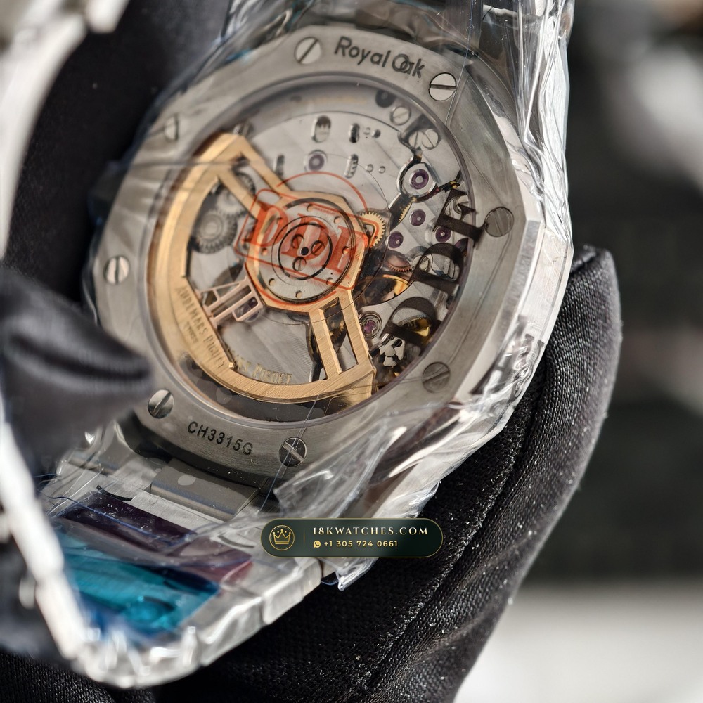 Audemars Piguet Royal Oak Selfwinding 41mm 18K Rose Gold Ref. 15510OR.OO.1320OR.01 — Studio Gallery Plate VIII in 18K Rose Gold Au750 (224.1g Verified Mass, Audemars Piguet Cal. 4302 - 70h Power Reserve)