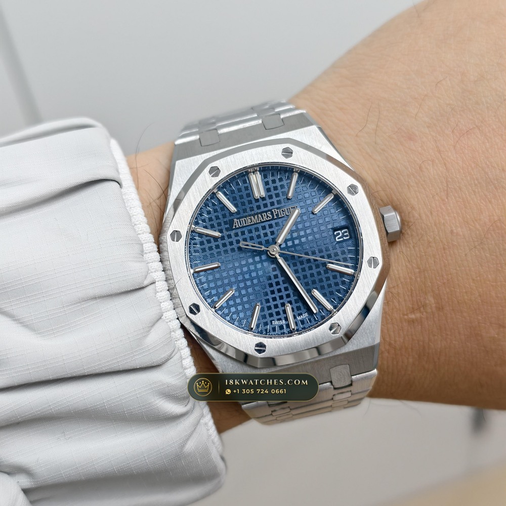 Audemars Piguet Royal Oak Selfwinding 41mm Chronometer Regulated Spec Ref. 15510ST — Studio Gallery Plate IX in 904L Stainless Steel Custom Architecture (166.4g Verified Mass, Audemars Piguet Cal. 4302 - 70h Power Reserve)