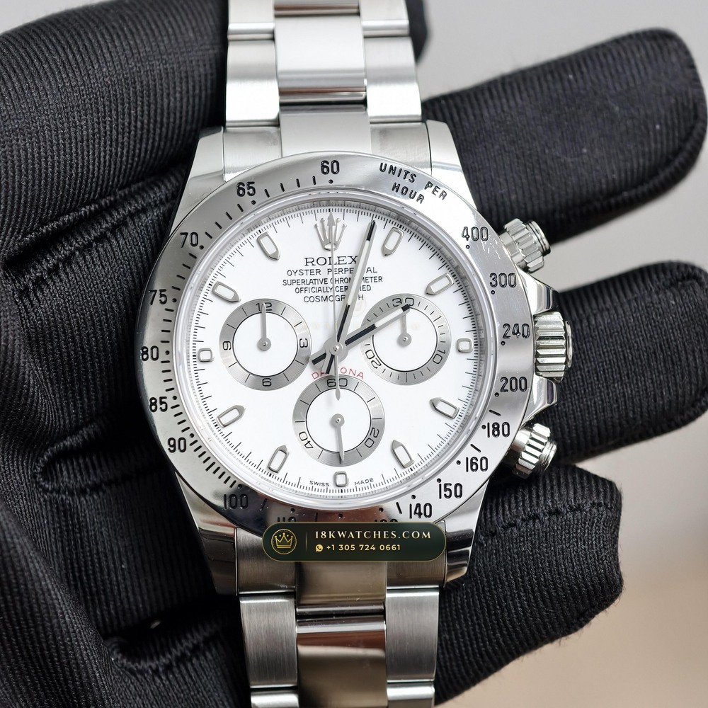 Rolex Cosmograph Daytona Hand-Chamfered Bevel Spec Ref. 116520
