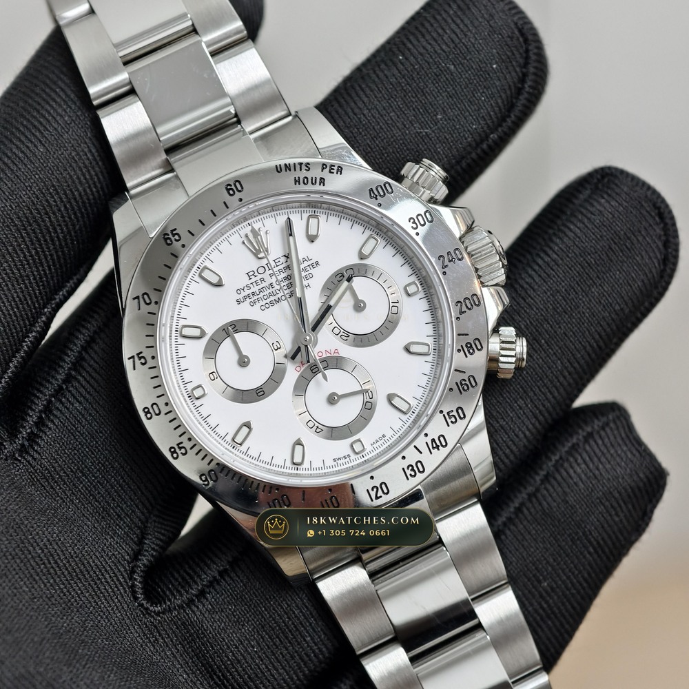Rolex Cosmograph Daytona Hand-Chamfered Bevel Spec Ref. 116520 — Studio Gallery Plate III in 904L Stainless Steel Custom Architecture (143.2g Verified Mass, Rolex Manufacture Cal. 4130 - 72h Power Reserve)