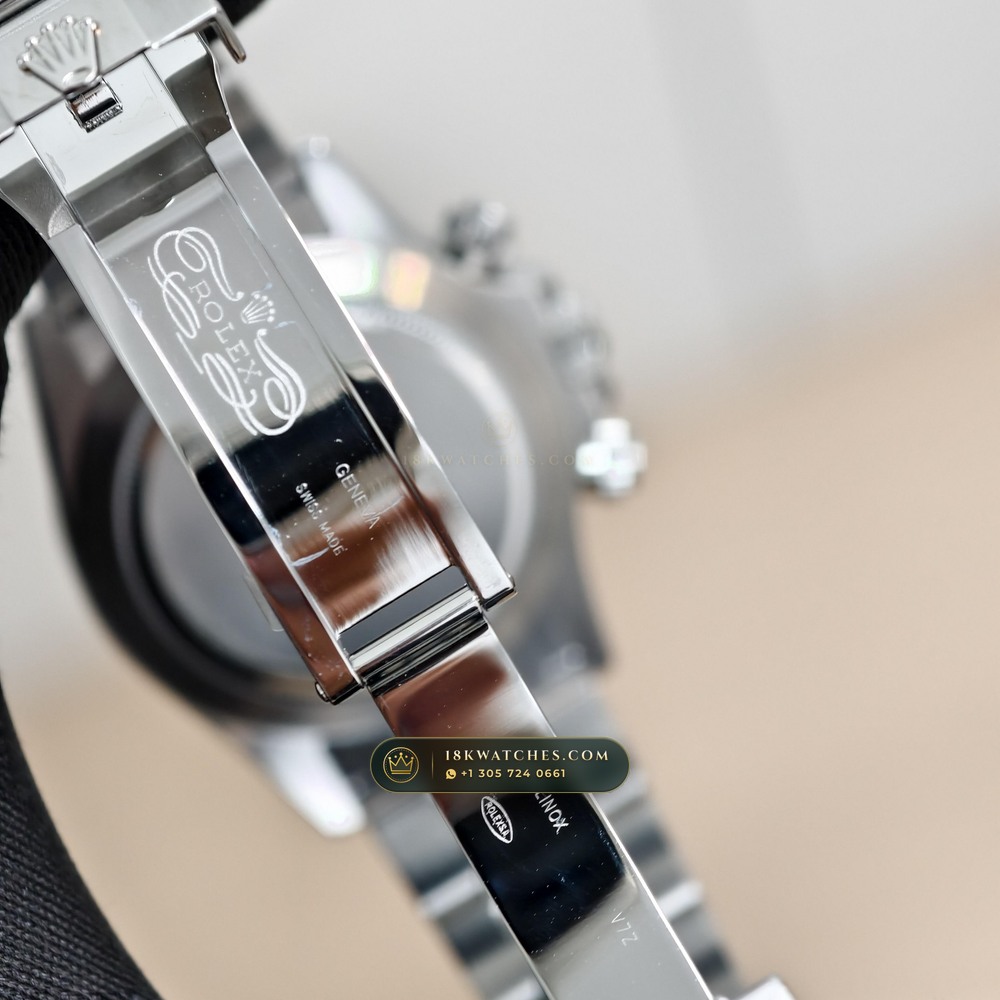 Rolex Cosmograph Daytona Hand-Chamfered Bevel Spec Ref. 116520 — Studio Gallery Plate VI in 904L Stainless Steel Custom Architecture (143.2g Verified Mass, Rolex Manufacture Cal. 4130 - 72h Power Reserve)