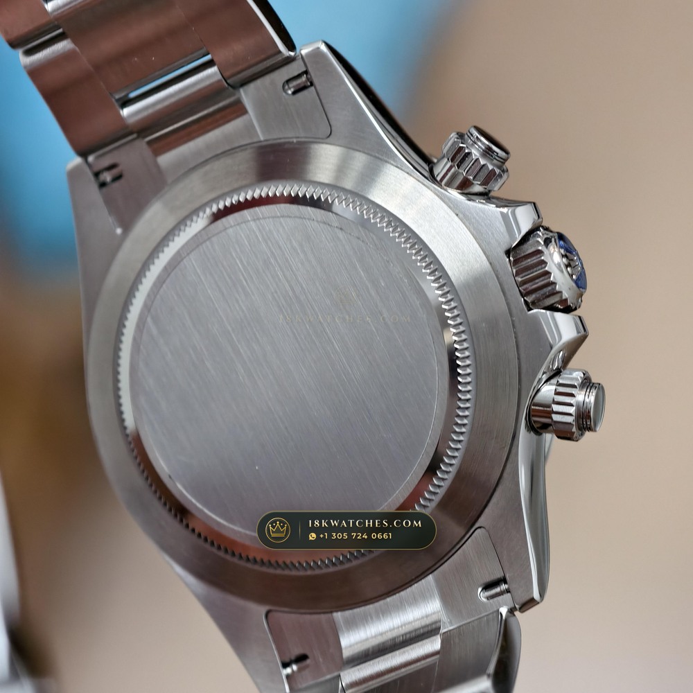 Rolex Cosmograph Daytona Hand-Chamfered Bevel Spec Ref. 116520 — Studio Gallery Plate VII in 904L Stainless Steel Custom Architecture (143.2g Verified Mass, Rolex Manufacture Cal. 4130 - 72h Power Reserve)