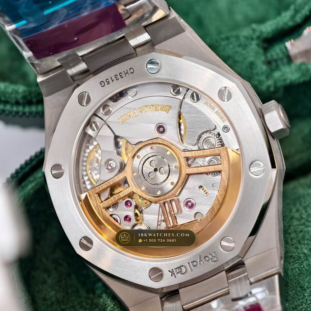Audemars Piguet Royal Oak Selfwinding 41mm Free-Sprung Calibre Ref. 15510ST — Studio Gallery Plate VI in 904L Stainless Steel Custom Architecture (166.5g Verified Mass, Audemars Piguet Cal. 4302 - 70h Power Reserve)