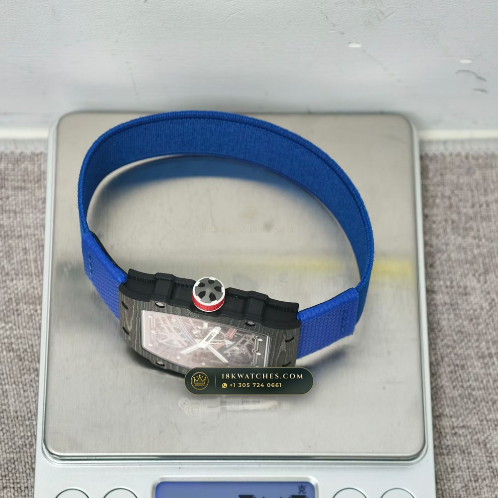 Richard Mille RM 67-02 Automatic Extra-Flat Sebastien Ogier Carbon TPT — Studio Gallery Plate VIII in Carbon TPT & Grade 5 Titanium (33.5g Verified Mass, Richard Mille Cal. CRMA7 Skeletonized Titanium)