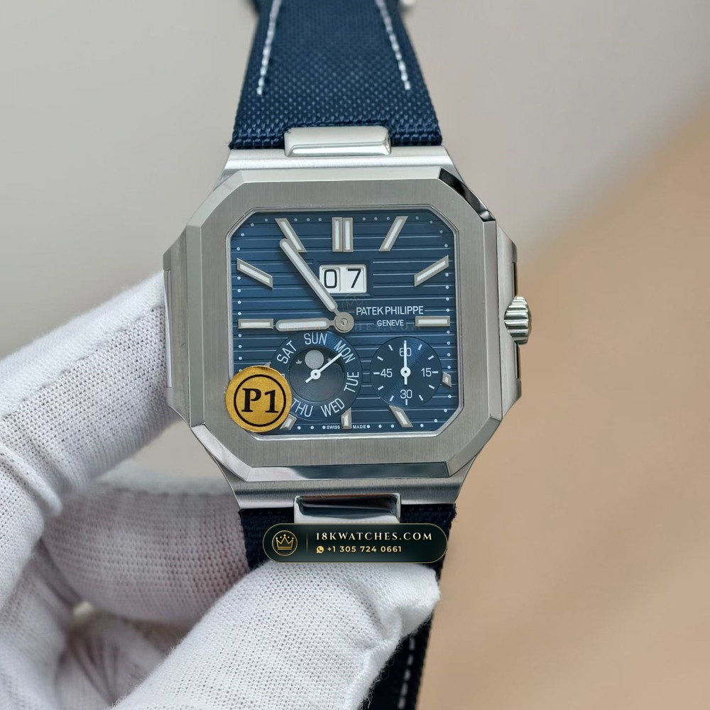 Patek Philippe Cubitus Grand Date & Moon Phases 45mm Custom Steel Ref. 5822P-001