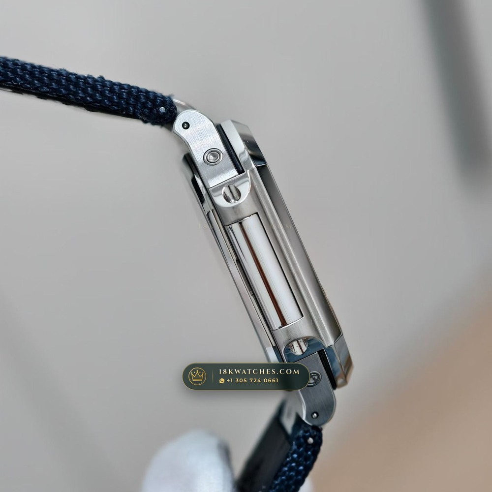 Patek Philippe Cubitus Grand Date & Moon Phases 45mm Custom Steel Ref. 5822P-001 — Studio Gallery Plate V in 904L Stainless Steel Custom Architecture (114.9g Verified Mass, Patek Philippe Cal. 240 PS CI J LU - 22K Gold Micro-Rotor)