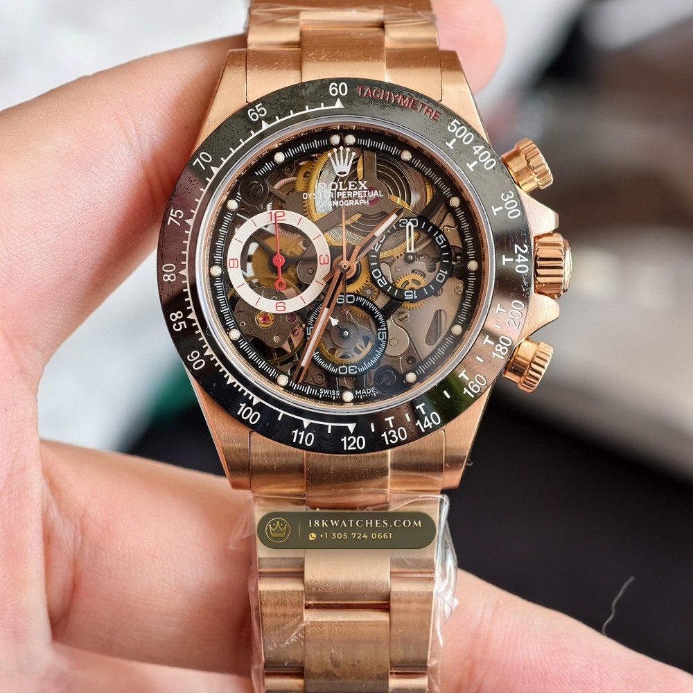 Rolex Cosmograph Daytona Artisans de Geneve Skeleton Edition Geneva Atelier Spec Ref. 116500LN