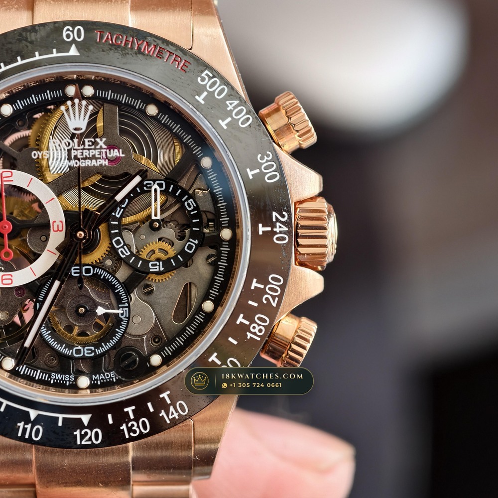 Rolex Cosmograph Daytona Artisans de Geneve Skeleton Edition Geneva Atelier Spec Ref. 116500LN — Studio Gallery Plate IV in 904L Stainless Steel Custom Architecture (143.7g Verified Mass, Rolex Manufacture Cal. 4130 - 72h Power Reserve)