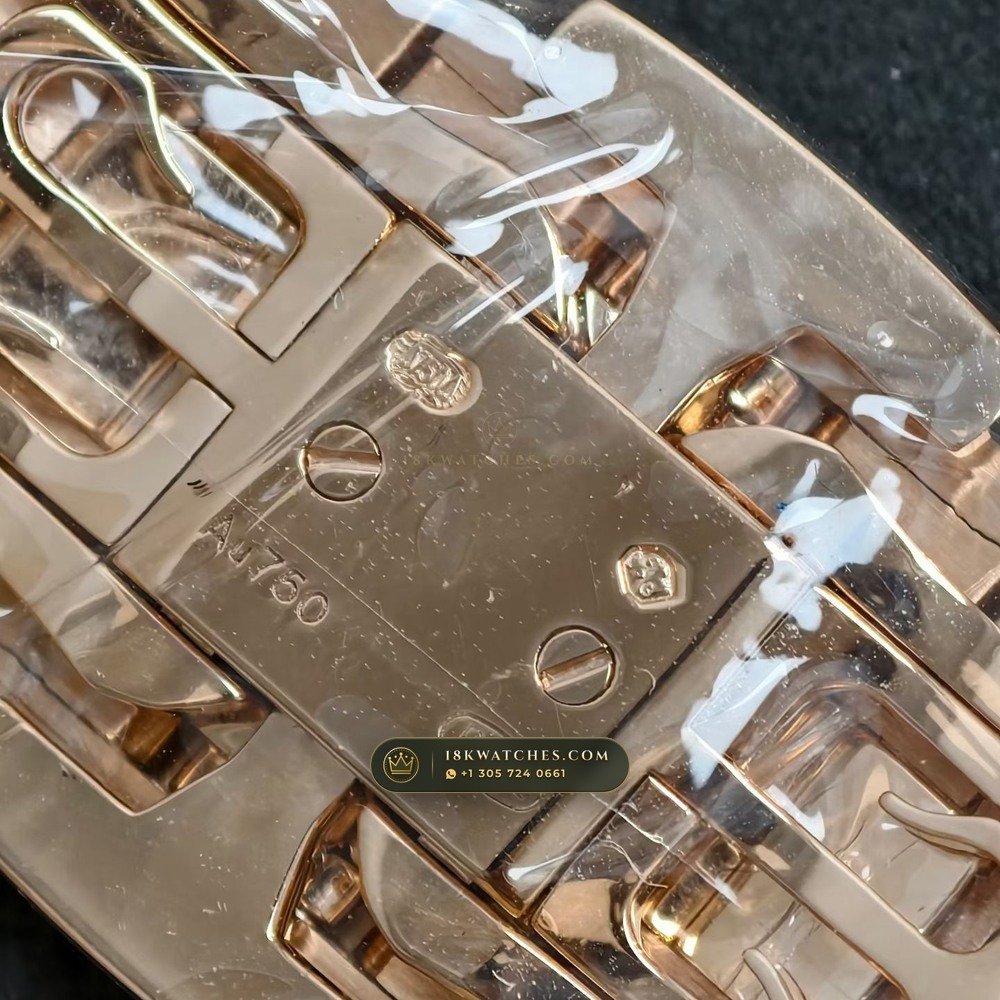 Patek Philippe Nautilus Moonphase & Power Reserve Full Solid 18K Rose Gold Bracelet Ref. 5712/1R-001 — Studio Gallery Plate VI in 18K Rose Gold Au750 (185.2g Verified Mass, Patek Philippe Cal. 240 PS IRM C LU - 22K Gold Micro-Rotor)