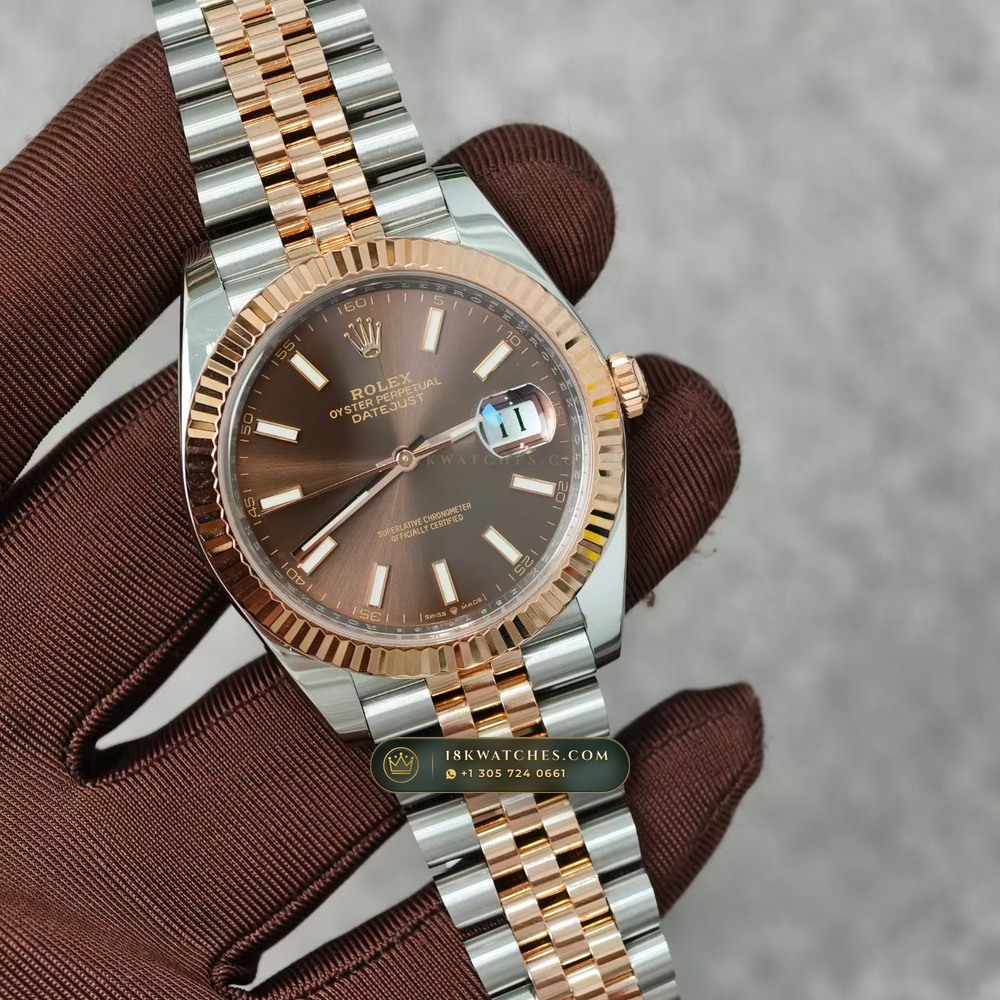 Rolex Datejust 41 Ref. 126331 — Studio Gallery Plate II in 18K Gold & 904L Oystersteel Rolesor (150.9g Verified Mass, Rolex Manufacture Cal. 3235 - 70h Power Reserve)