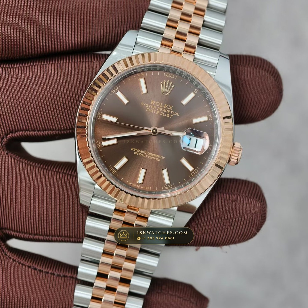 Rolex Datejust 41 Ref. 126331 — Studio Gallery Plate III in 18K Gold & 904L Oystersteel Rolesor (150.9g Verified Mass, Rolex Manufacture Cal. 3235 - 70h Power Reserve)