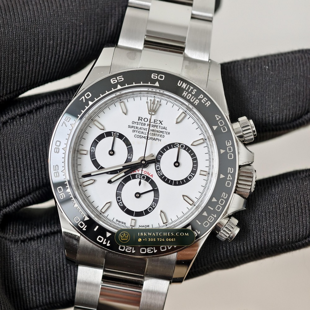 Rolex Cosmograph Daytona Custom SW Dial Ref. 126500 — Studio Gallery Plate III in 904L Stainless Steel Custom Architecture (143.3g Verified Mass, Rolex Manufacture Cal. 4131 - 72h Power Reserve)