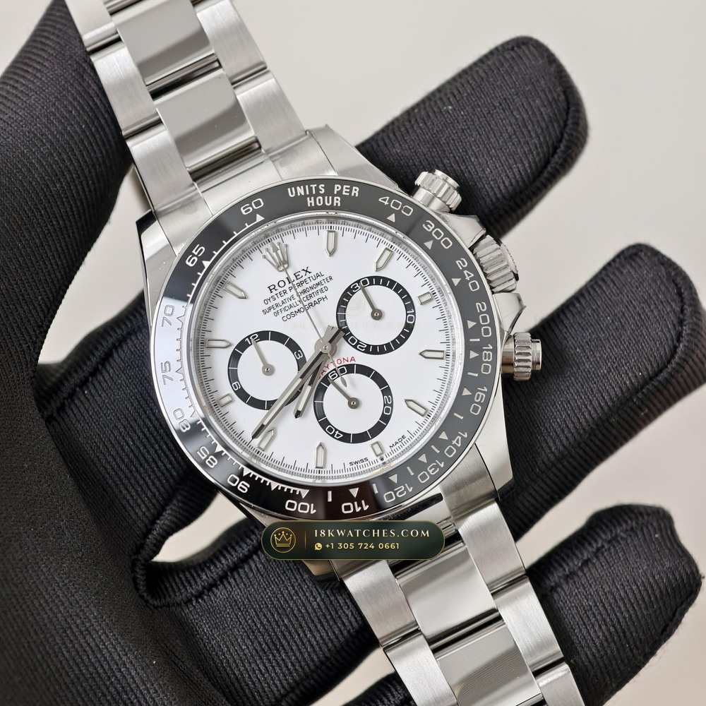 Rolex Cosmograph Daytona Custom SW Dial Ref. 126500 — Studio Gallery Plate IV in 904L Stainless Steel Custom Architecture (143.3g Verified Mass, Rolex Manufacture Cal. 4131 - 72h Power Reserve)