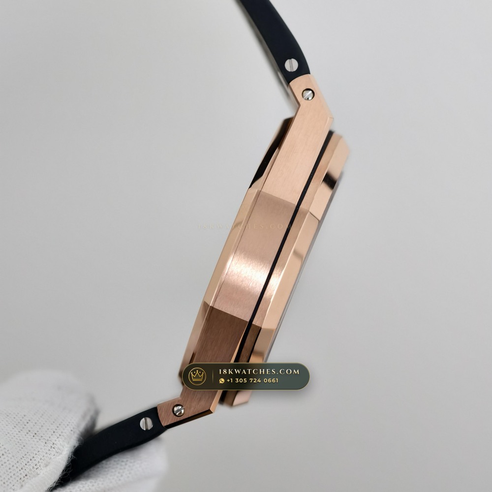 Audemars Piguet Royal Oak Selfwinding 41mm 18K Rose Gold Ref. 15500OR.OO.D002CR.01 — Studio Gallery Plate VII in 18K Rose Gold Au750 (138.6g Verified Mass, Audemars Piguet Cal. 4302 - 70h Power Reserve)