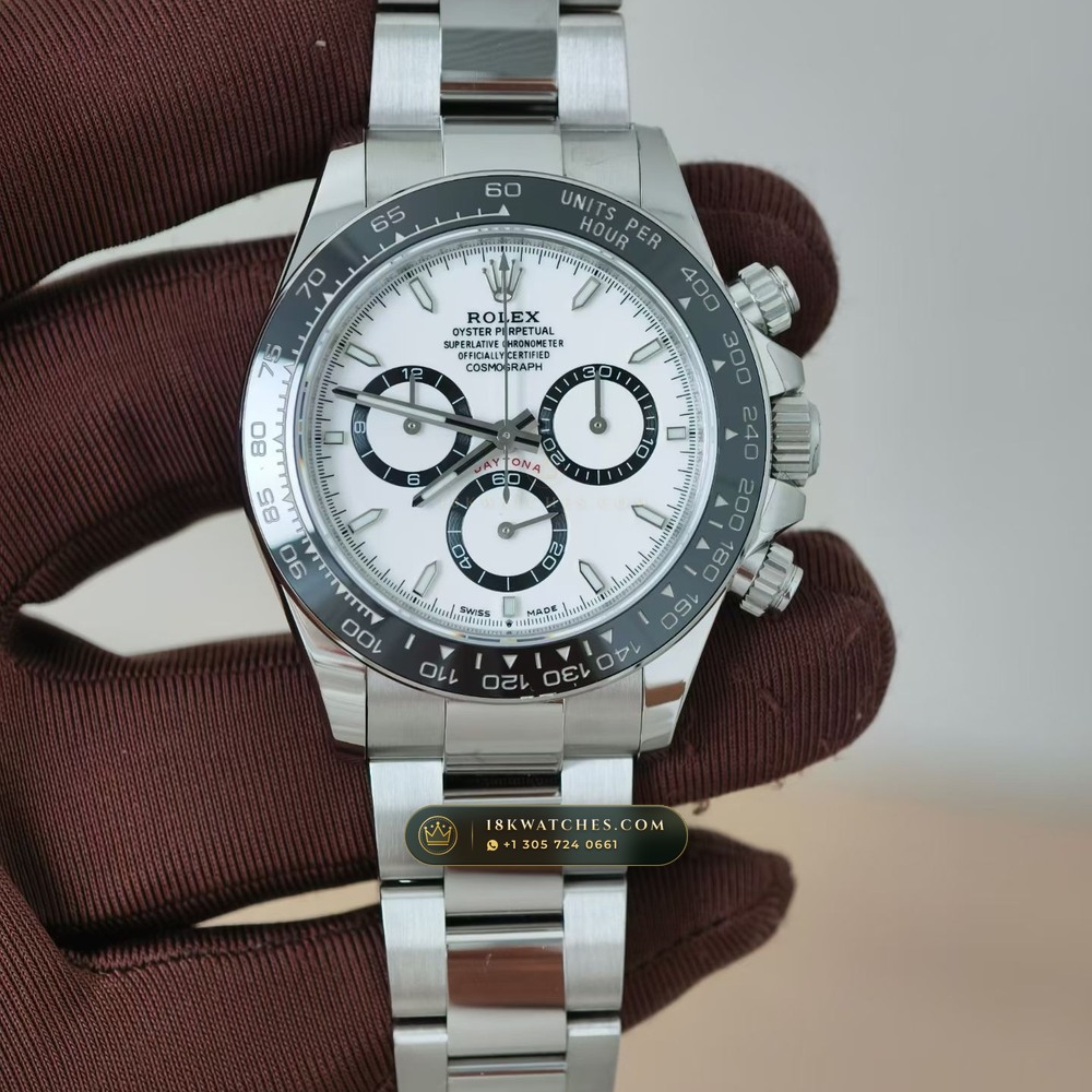 Rolex Cosmograph Daytona Ref. 126500 — Studio Gallery Plate II in 904L Stainless Steel Custom Architecture (143.9g Verified Mass, Rolex Manufacture Cal. 4131 - 72h Power Reserve)