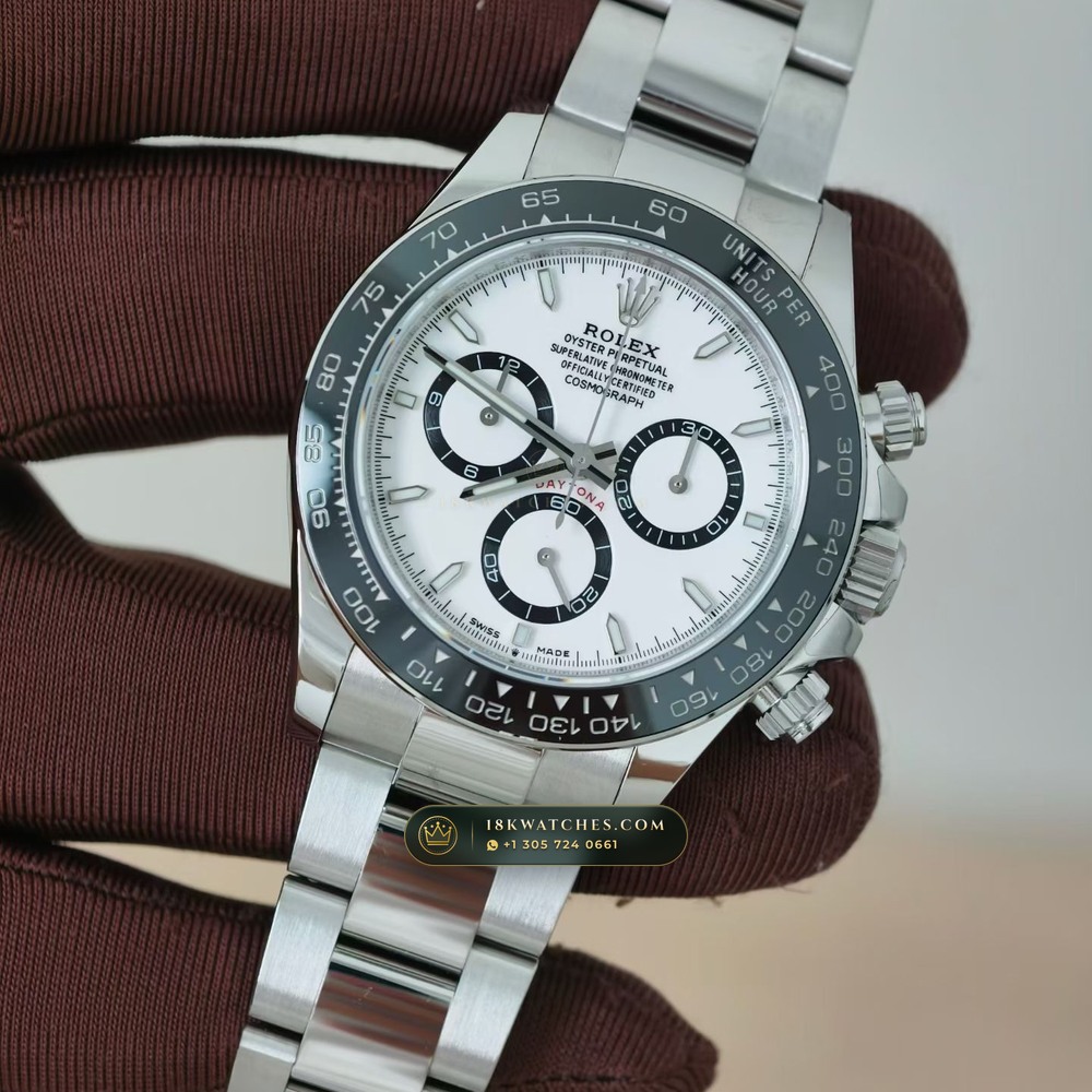 Rolex Cosmograph Daytona Ref. 126500 — Studio Gallery Plate IV in 904L Stainless Steel Custom Architecture (143.9g Verified Mass, Rolex Manufacture Cal. 4131 - 72h Power Reserve)