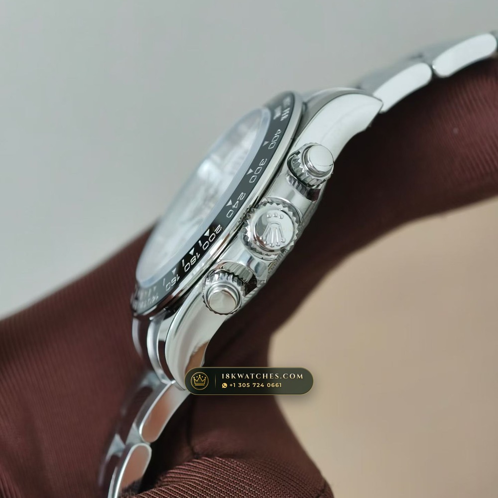 Rolex Cosmograph Daytona Ref. 126500 — Studio Gallery Plate V in 904L Stainless Steel Custom Architecture (143.9g Verified Mass, Rolex Manufacture Cal. 4131 - 72h Power Reserve)