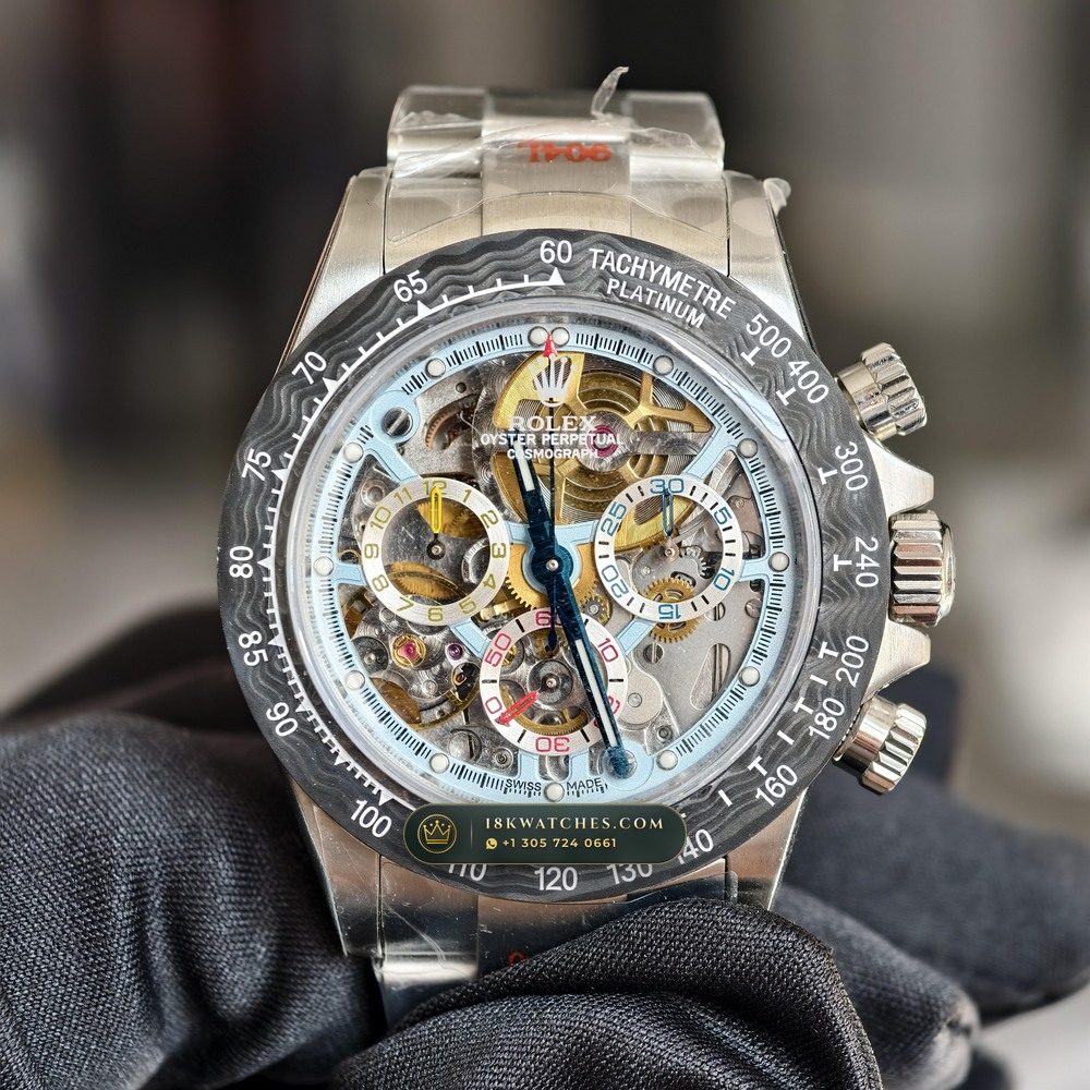 Rolex Cosmograph Daytona Artisans de Geneve Skeleton Edition Chronometer Regulated Spec Ref. 116500LN