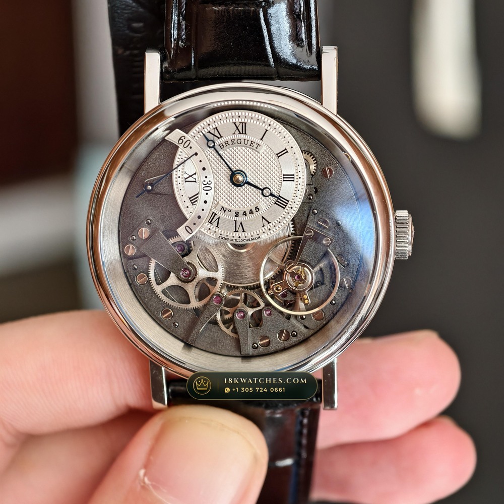 Breguet Tradition Automatique Seconde Retrograde 40mm 18K White Gold Ref. 7097BB/G1/9WU