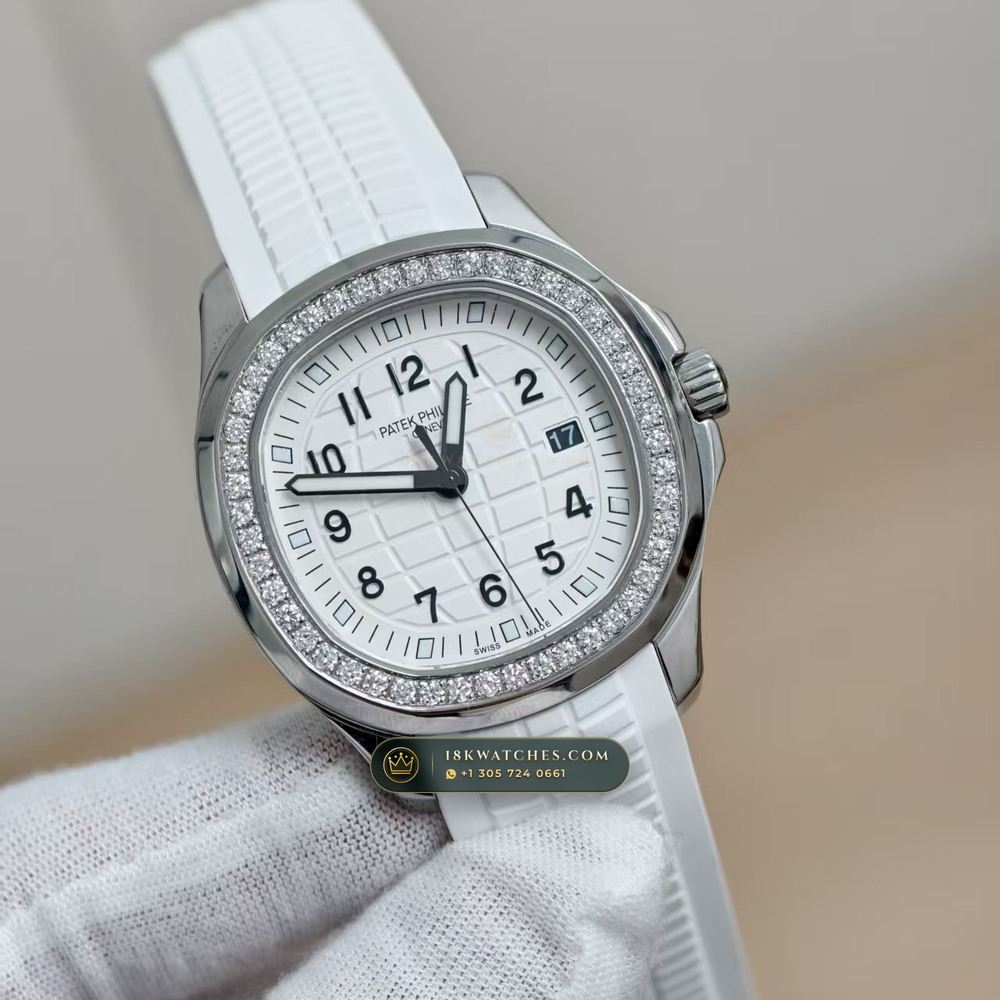 Patek Philippe Aquanaut Luce Diamond-Set Bezel Ref. 5267/200A-010 — Studio Gallery Plate III in 904L Stainless Steel Custom Architecture (69.3g Verified Mass, Patek Philippe Cal. 26-330 S C - 21K Gold Rotor)