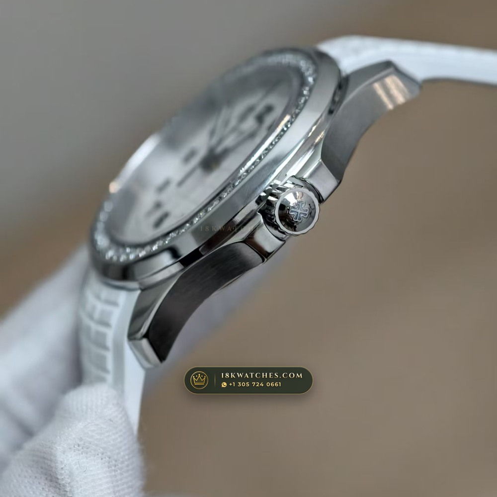 Patek Philippe Aquanaut Luce Diamond-Set Bezel Ref. 5267/200A-010 — Studio Gallery Plate V in 904L Stainless Steel Custom Architecture (69.3g Verified Mass, Patek Philippe Cal. 26-330 S C - 21K Gold Rotor)