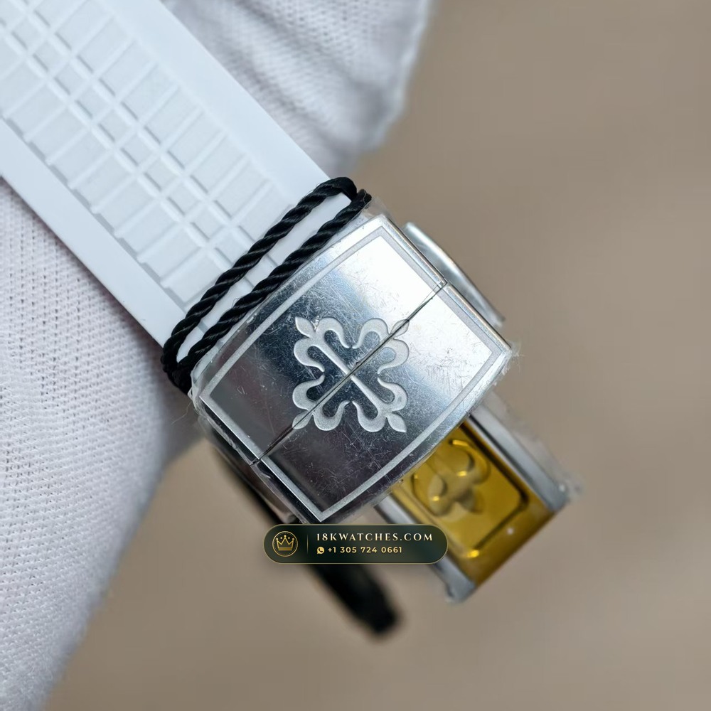 Patek Philippe Aquanaut Luce Diamond-Set Bezel Ref. 5267/200A-010 — Studio Gallery Plate VIII in 904L Stainless Steel Custom Architecture (69.3g Verified Mass, Patek Philippe Cal. 26-330 S C - 21K Gold Rotor)
