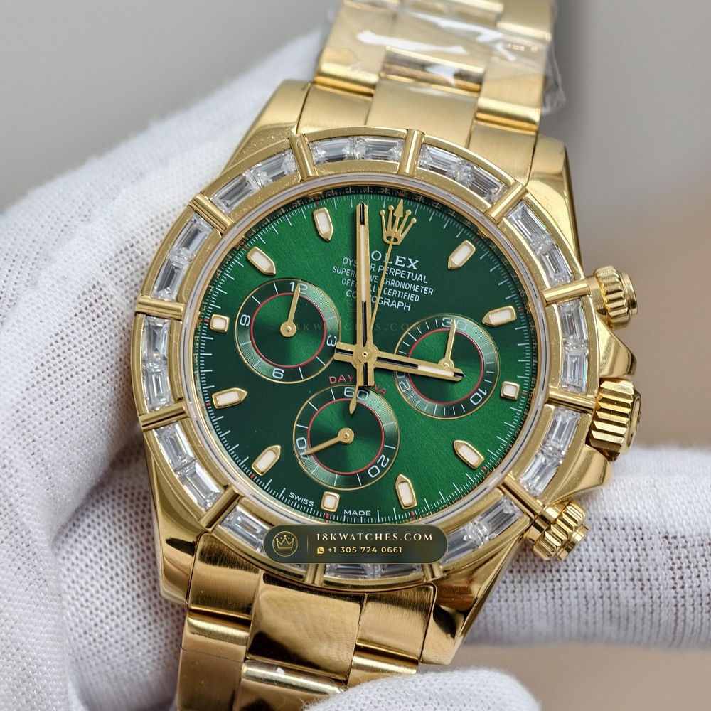 Rolex Cosmograph Daytona 18K Yellow Gold Ref. 116568TBR — Studio Gallery Plate III in 18K Yellow Gold Au750 (216.7g Verified Mass, Rolex Manufacture Cal. 4130 - 72h Power Reserve)