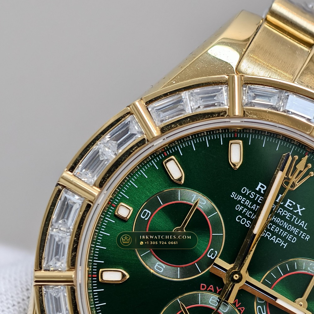 Rolex Cosmograph Daytona 18K Yellow Gold Ref. 116568TBR — Studio Gallery Plate IV in 18K Yellow Gold Au750 (216.7g Verified Mass, Rolex Manufacture Cal. 4130 - 72h Power Reserve)