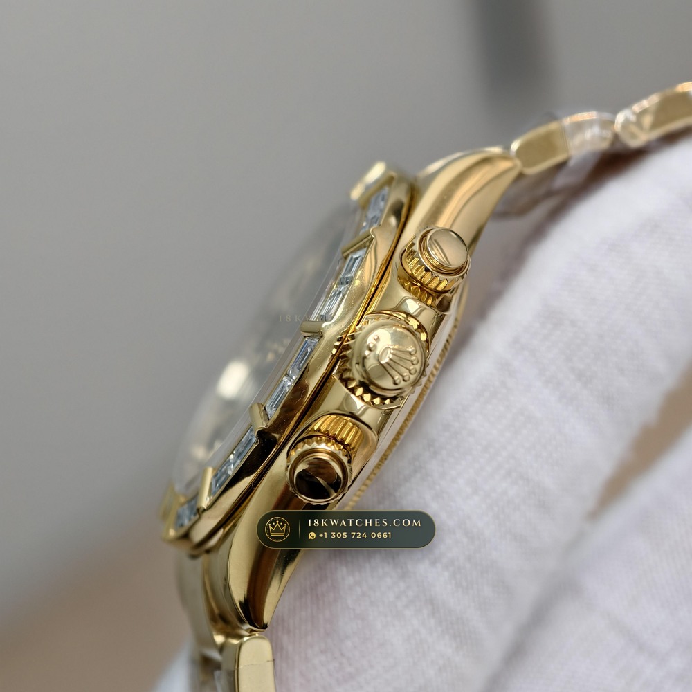 Rolex Cosmograph Daytona 18K Yellow Gold Ref. 116568TBR — Studio Gallery Plate V in 18K Yellow Gold Au750 (216.7g Verified Mass, Rolex Manufacture Cal. 4130 - 72h Power Reserve)