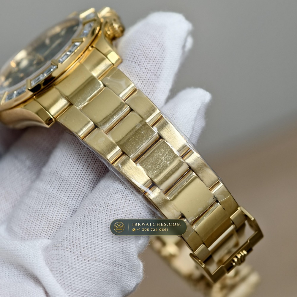 Rolex Cosmograph Daytona 18K Yellow Gold Ref. 116568TBR — Studio Gallery Plate VI in 18K Yellow Gold Au750 (216.7g Verified Mass, Rolex Manufacture Cal. 4130 - 72h Power Reserve)