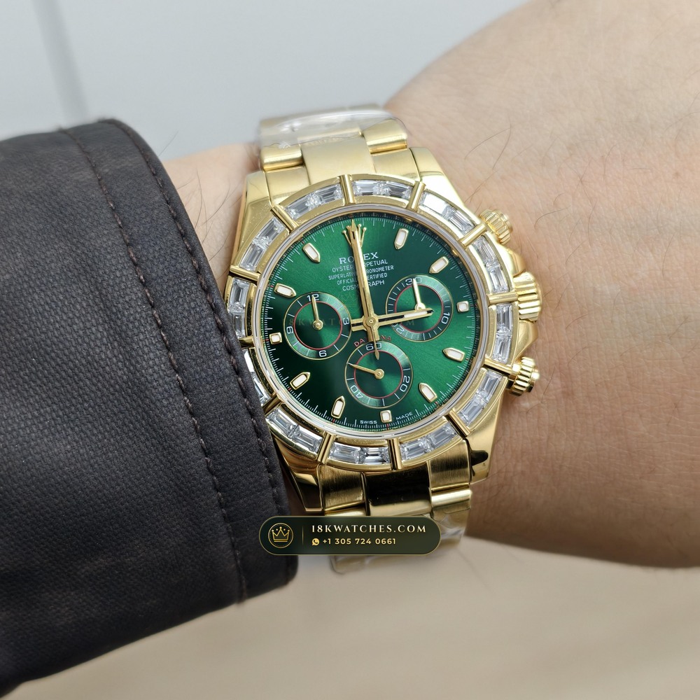 Rolex Cosmograph Daytona 18K Yellow Gold Ref. 116568TBR — Studio Gallery Plate IX in 18K Yellow Gold Au750 (216.7g Verified Mass, Rolex Manufacture Cal. 4130 - 72h Power Reserve)